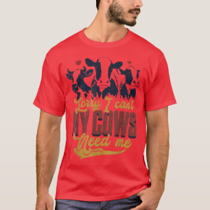 T-shirt Cute Producteur de vaches laitières Producteur d'a