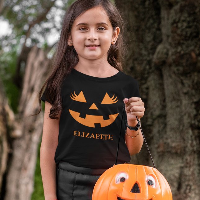 T-shirt Cute Pumpkin Smile Halloween Gift (Créateur téléchargé)