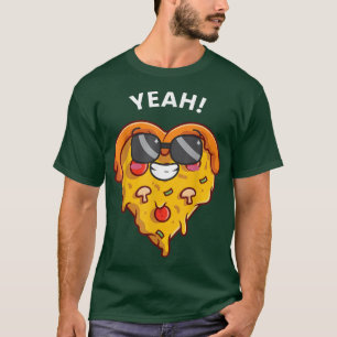 T-shirt Cute Pun Viande Amateurs Pizza 175
