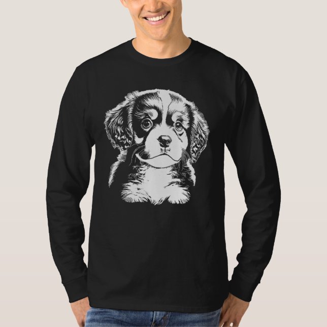 T-shirt Cute Puppy Illustration (Devant)