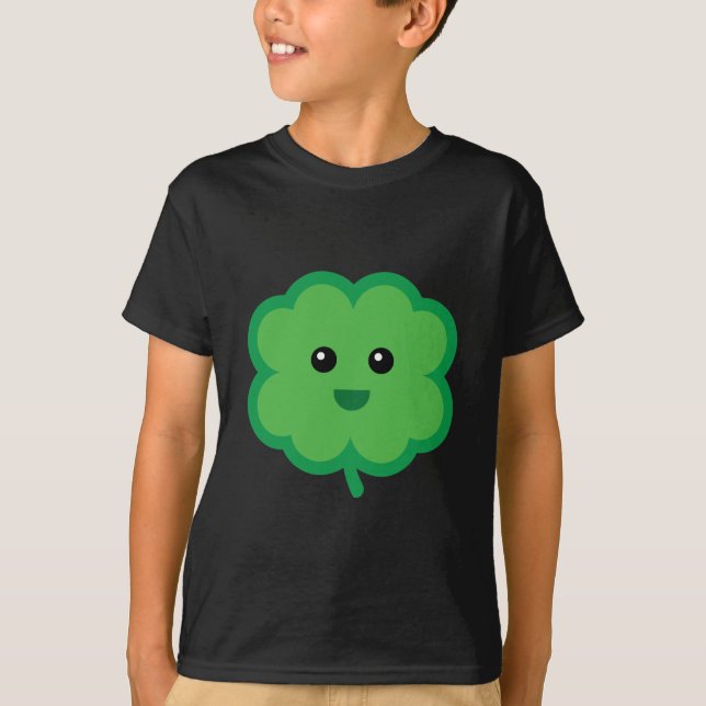 T-shirt Cute quatre feuilles Clover (Devant)