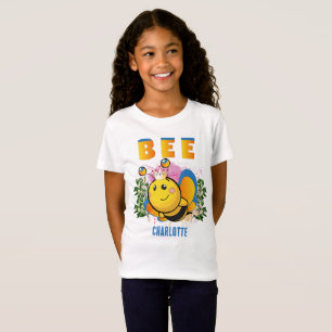 T-Shirt Cute Queen Bee Coloré Personnalisé Lovely