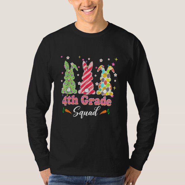 T-shirt Cute Rabbit 4th Preschool Squad (Devant)