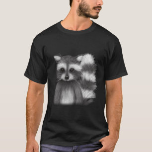 T-shirt Cute Racoon