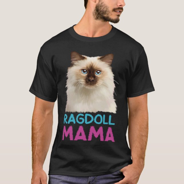 T-shirt Cute Ragdoll Chat Ragdoll (Devant)