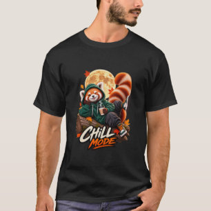 T-shirt Cute Red Panda Chill Mode