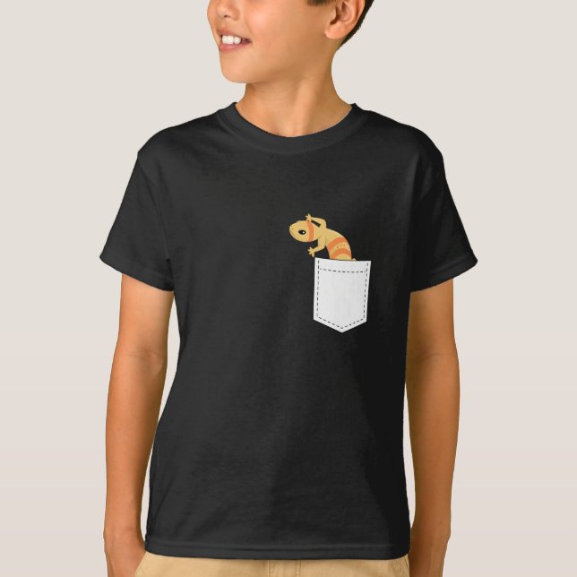T-shirt Cute Reptile Funny Leopard Gecko (Devant)