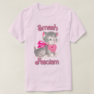 T-shirt Cute Rétro Kitten - Fascisme Smash