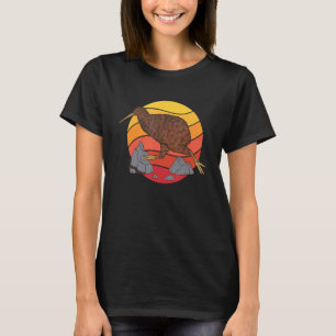 T-shirt Cute Retro Old School Nouvelle-Zélande Kiwi Bird R