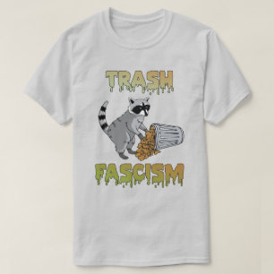 T-shirt Cute Retro Raccoon - Trash Fascisme