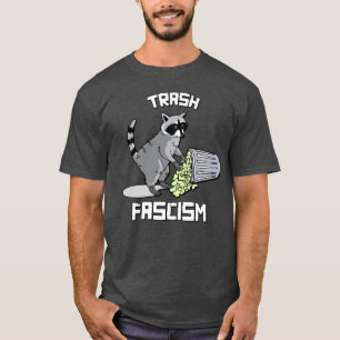 T-shirt Cute Retro Raccoon - Trash Fascisme