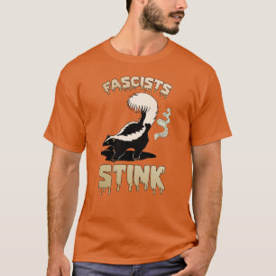 T-shirt Cute Retro Skunk - Fascistes Stink