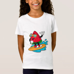 T-Shirt Cute retro watermelon surf