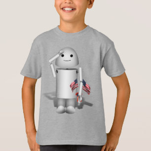 T-shirt Cute Robo-x9 Patriotique