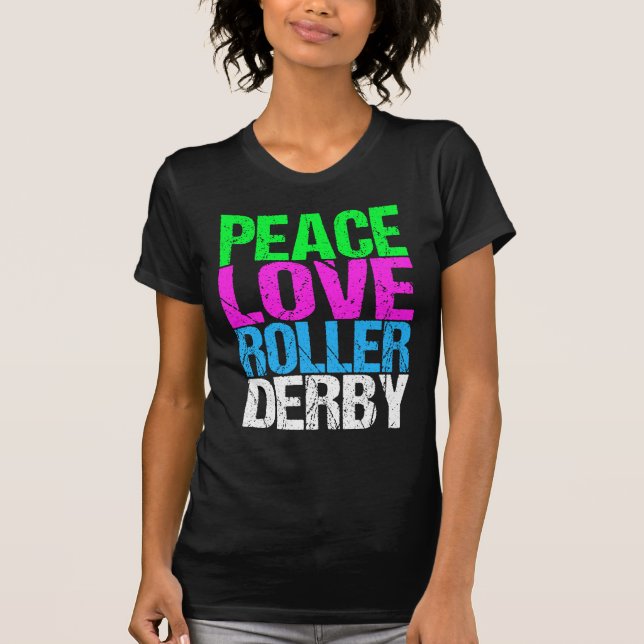 T-shirt Cute Roller Derby (Devant)