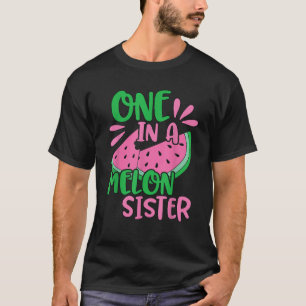 T-shirt Cute Rose Dans Un Melon Soeur Watermelon