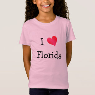 T-Shirt Cute Rose I Love Florida
