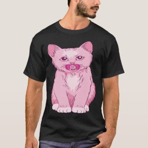 T-shirt Cute Rose Kitten Bébé Animal Animaux Animaux Anima