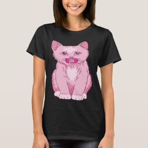 T-shirt Cute Rose Kitten Bébé Animal Animaux Animaux Anima