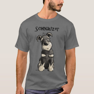 T-shirt Cute Schnauzer Chien Chien Chien Cadeau Ami amusan