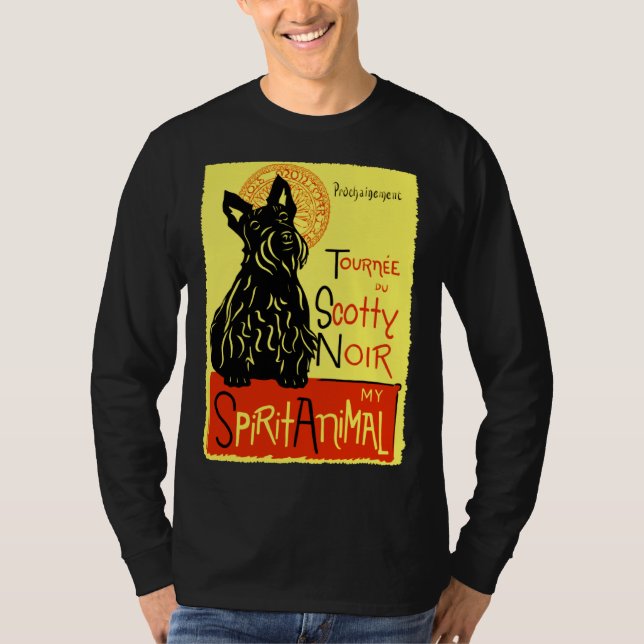 T-shirt Cute Scotty Highland Scottish Terrier Dog Scottie (Devant)