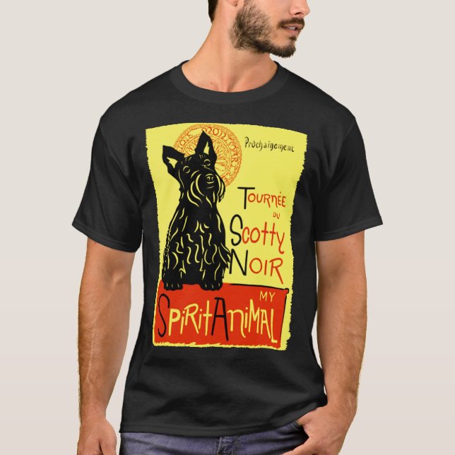 T-shirt Cute Scotty Highland Scottish Terrier Dog Scottie (Devant)