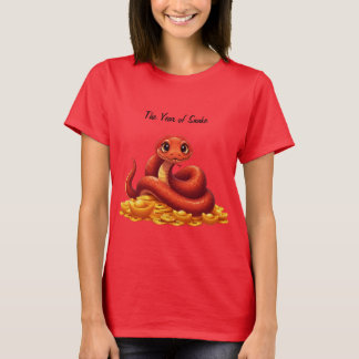 T-shirt Cute serpent pour la Chine Nouvel An lunaire 2025