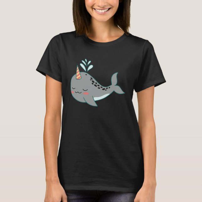 T-shirt cute shark sharks funny baby swimming (Devant)