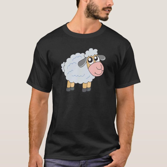T-shirt Cute Sheep (Devant)