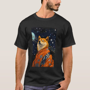 T-shirt Cute Shiba Inu Pixel Art