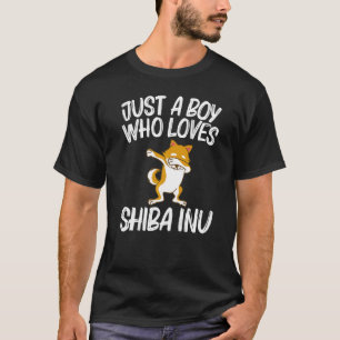 T-shirt Cute Shiba Inu Pour Les Garçons Enfants Japon Élev
