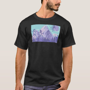 T-shirt Cute Singe Retro Forêt sauvage Animal Vintage Chim