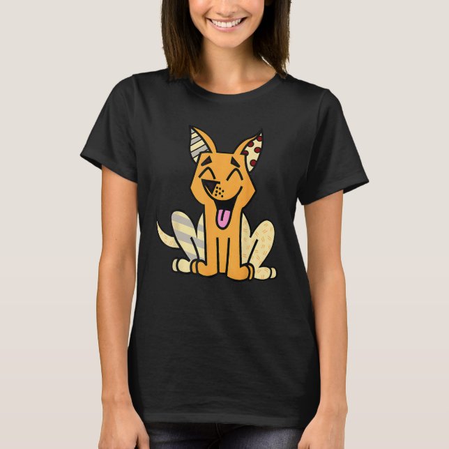T-shirt Cute Smiling Chihuahua Dog (Devant)