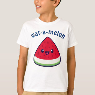 T-shirt Cute Smiling Kawaii Watermelon