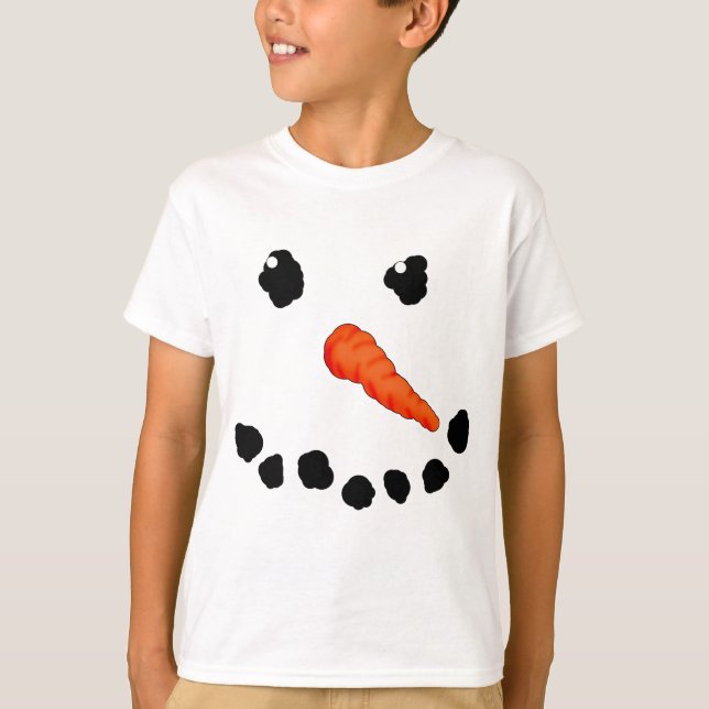 T-shirt Cute Snowman (Devant)