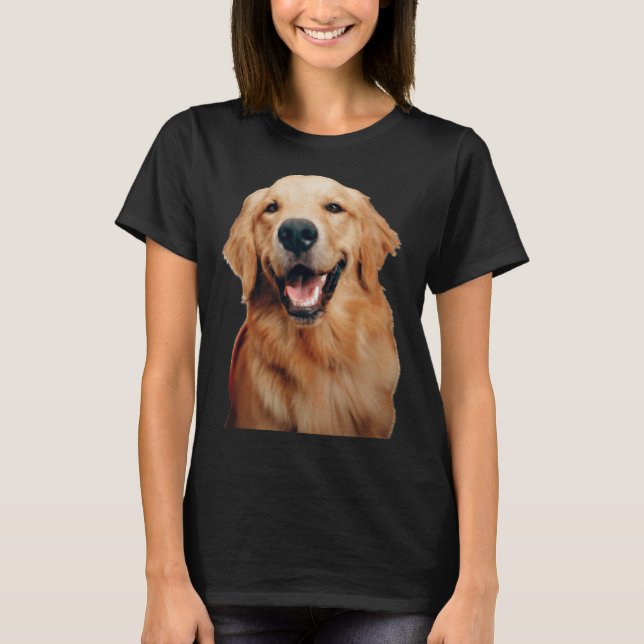 T-shirt Cute souriant Labrador Retriever Dog (Devant)