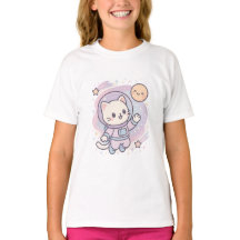 Cute Space Cat Astronaut - Adorable Kawaii Kitty