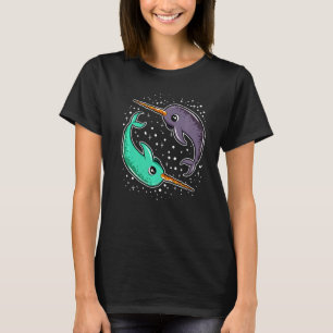 T-shirt Cute Space Narwhal Narwhal Outerspace