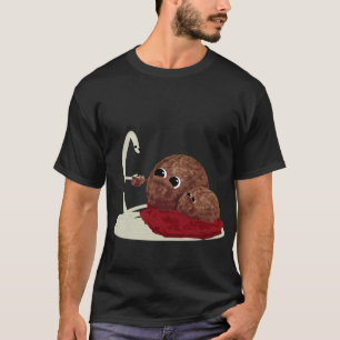 T-shirt Cute Spaghetti Réunion Meatballs