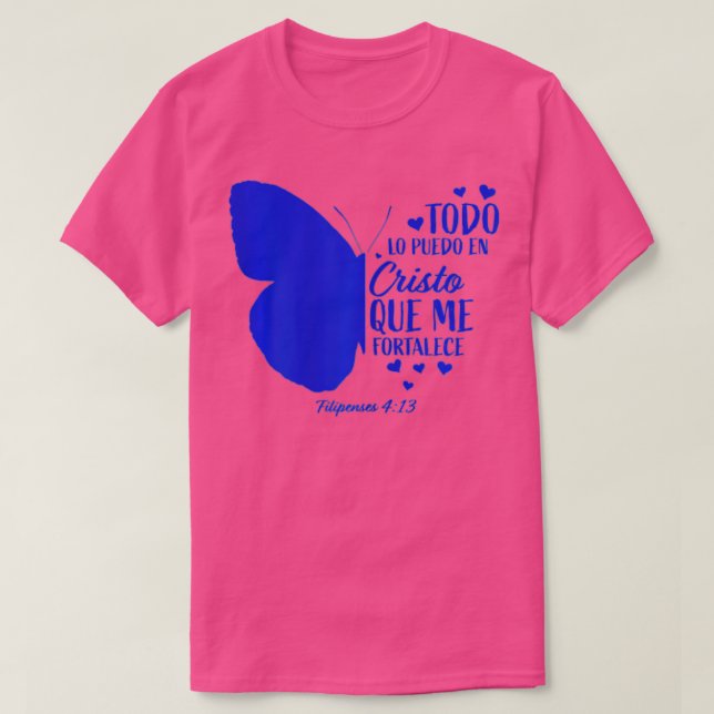 T-shirt Cute Spanish Christian Bible (Design devant)