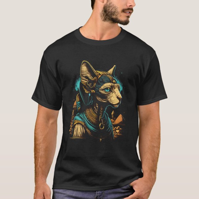 T-shirt Cute Sphynx Cat  Egyptian Pharaoh Sphynx Cat Owner (Devant)