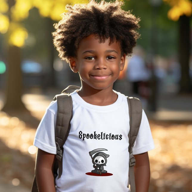 T-shirt Cute Spookelicious Halloween Grim Reaper (Créateur téléchargé)