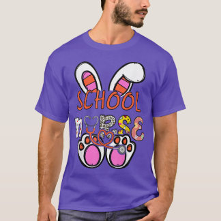 T-shirt Cute Stethoscope École Nurse Bunny Jour de Pâques 