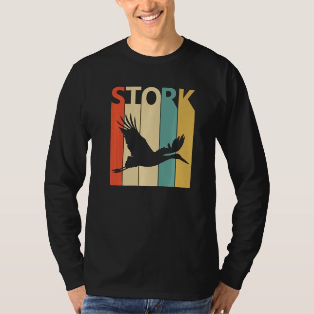 T-shirt Cute Stork Animal (Devant)