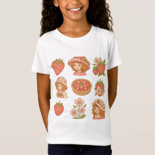 T-Shirt Cute strawberries png Strawberry girly Cottage
