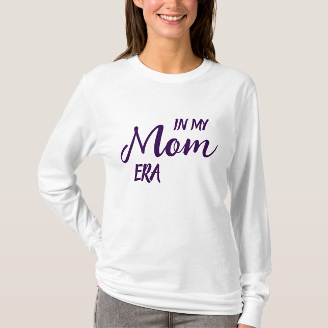 T-shirt Cute Stylish Simple Modern Minimal In Mom Era MOM (Devant)