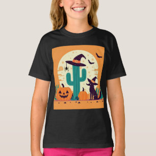 T-shirt Cute, sud-ouest du désert d'Halloween/cactus