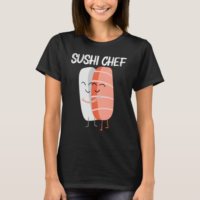 T-shirt Cute Sushi For Men Women Japanese Cuisine Food   (Devant)
