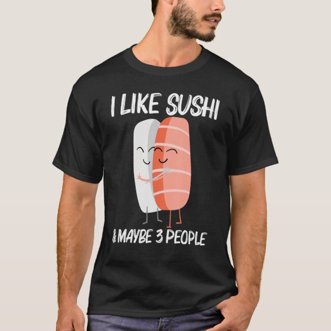 T-shirt Cute Sushi For Men Women Japanese Cuisine Food  1 (Devant)