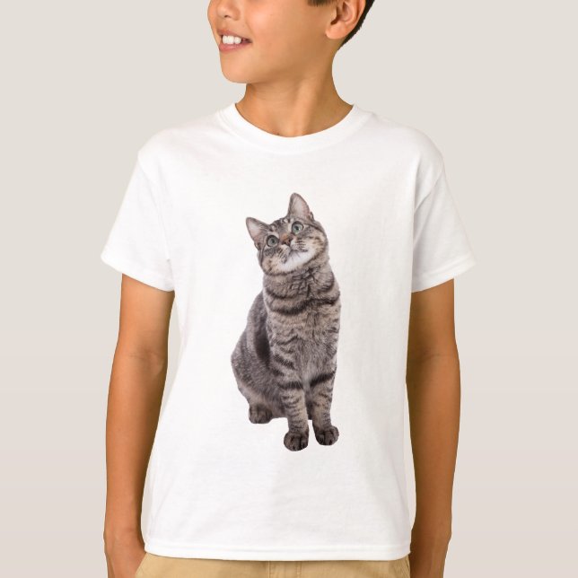 T-shirt Cute tabby Chat (Devant)